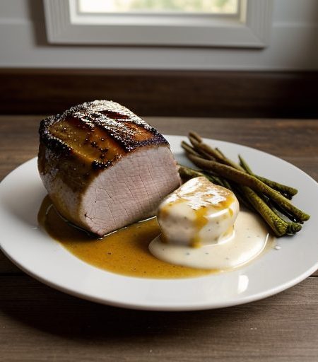 Glazed Honey-Mustard Pork Roast recipe image