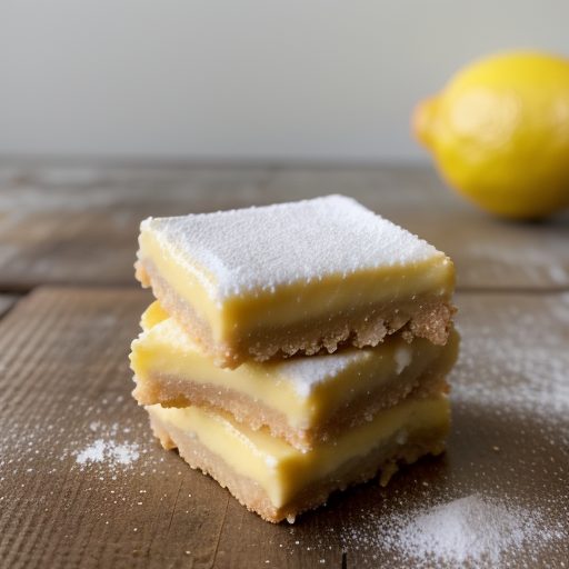 Glazed Lemon Bars ( 2 Points recipe image