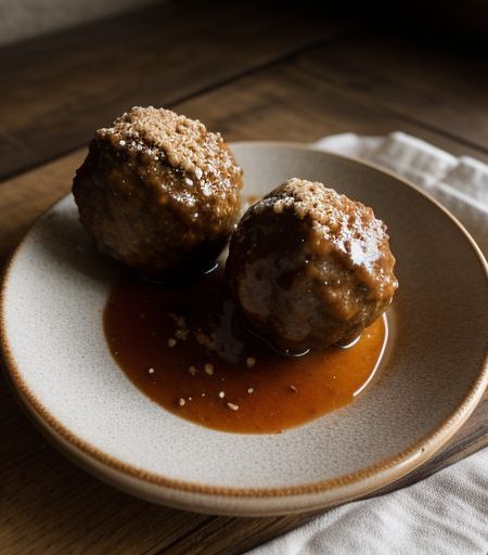 Glazed Meatballs recipe image