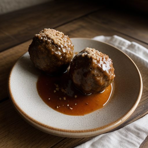 Glazed Meatballs recipe image