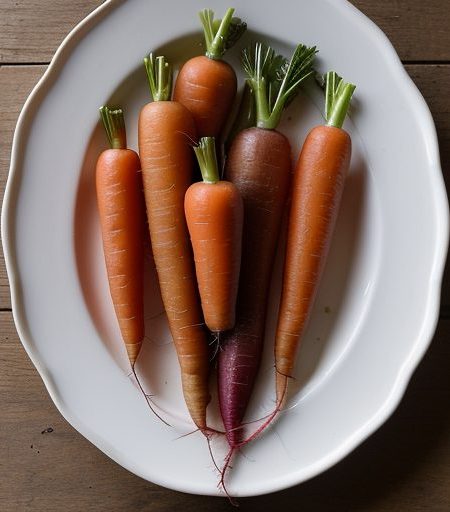 Glazed Radishes Carrots & Peas recipe image