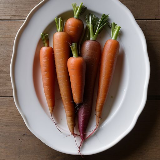 Glazed Radishes Carrots & Peas recipe image