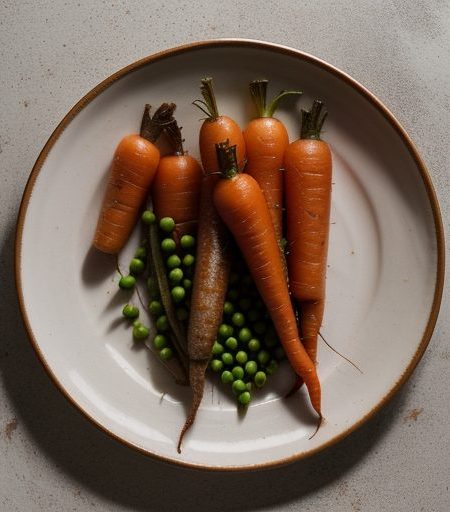 Glazed Radishes, Carrots, and Peas recipe image