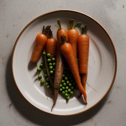 Glazed Radishes, Carrots, and Peas recipe image