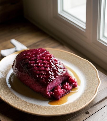 Glazed Raspberry Orange Turkey Breast recipe image
