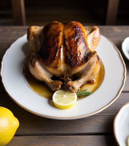 Glazed Roast Chicken recipe image