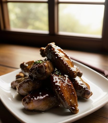 Glazed Shoyu Chicken Wings Fbfj97 A recipe image
