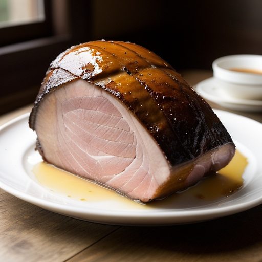Glazed Smoked Ham recipe image