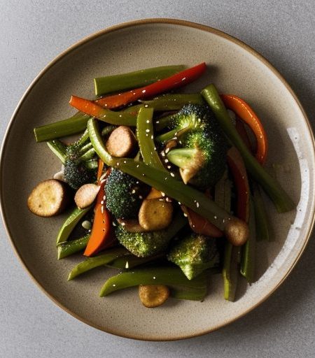 Glazed Stir-Fry Holiday Vegetables recipe image