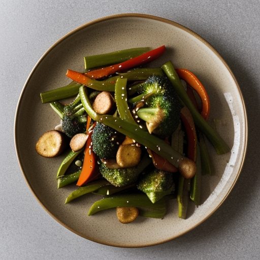 Glazed Stir-Fry Holiday Vegetables recipe image
