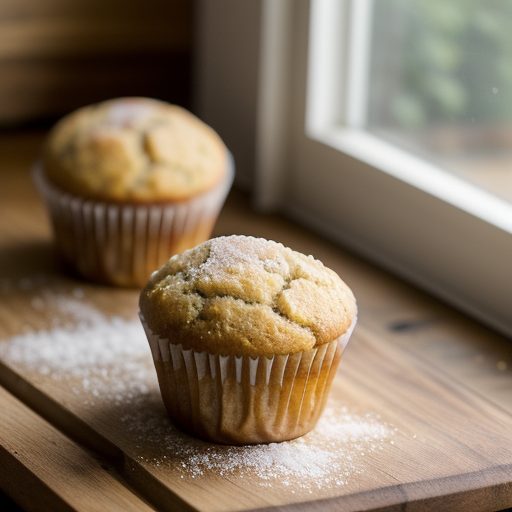 Glazed Strawberry Lemon Muffins recipe image