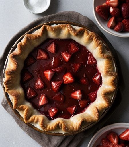Glazed Strawberry Pie recipe image
