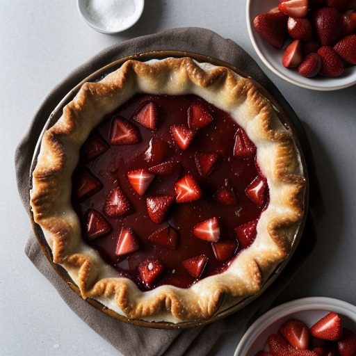 Glazed Strawberry Pie recipe image