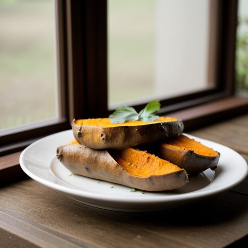 Glazed Sweet Potato Wedges recipe image