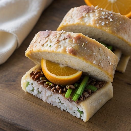 Glngered Ham and Barley Roll-Ups recipe image