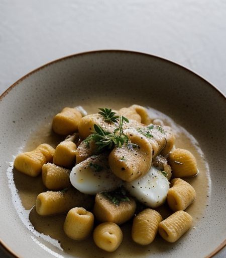 Gnocchi W/ Porcini Sauce recipe image