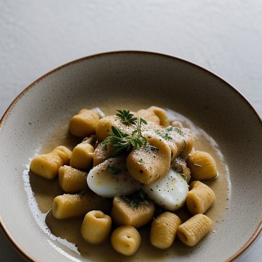 Gnocchi W/ Porcini Sauce recipe image
