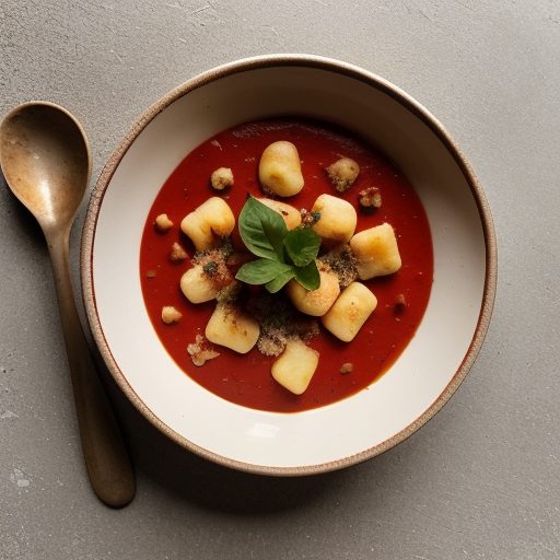 Gnocchi in Creamy Red Salsa recipe image