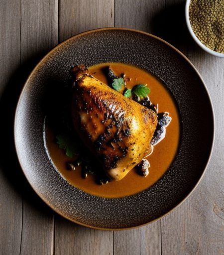 Goan-Style Chicken With Roasted Coconut (Shak recipe image