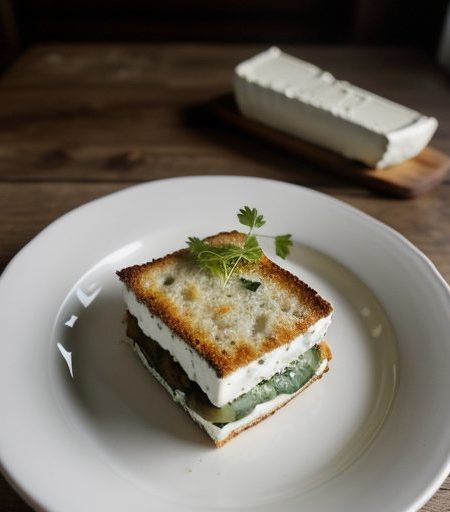 Goat Cheese & Pepper Torta recipe image