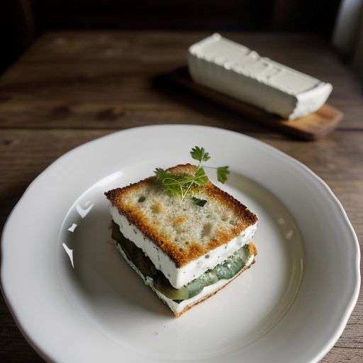 Goat Cheese & Pepper Torta recipe image