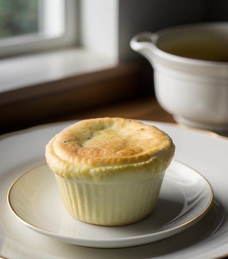Goat Cheese Souffle recipe image