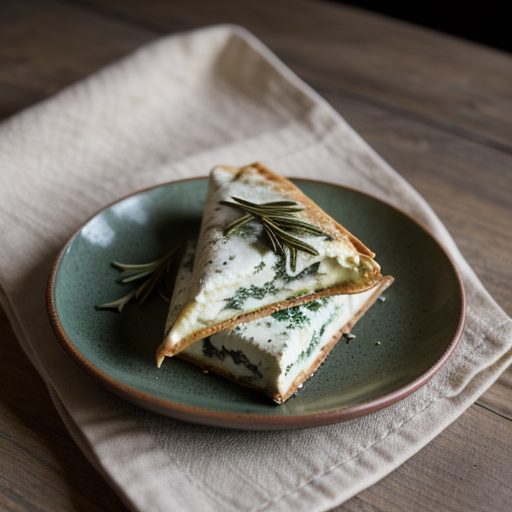 Goat Cheese and Spinach Turnovers recipe image