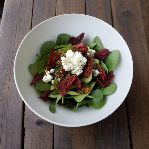 Goat Cheese and Sundried Tomato Salad recipe image