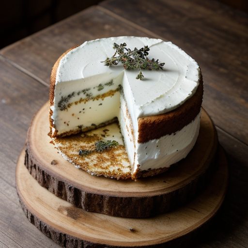 Goat Cheese and Thyme Potato Cake recipe image