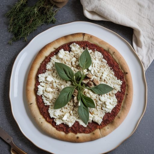 Goat Cheese-and-Walnut Pizza Topping recipe image