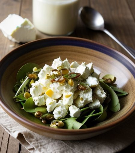 Goat's Cheese Salad With Sweet & Sour Onion recipe image
