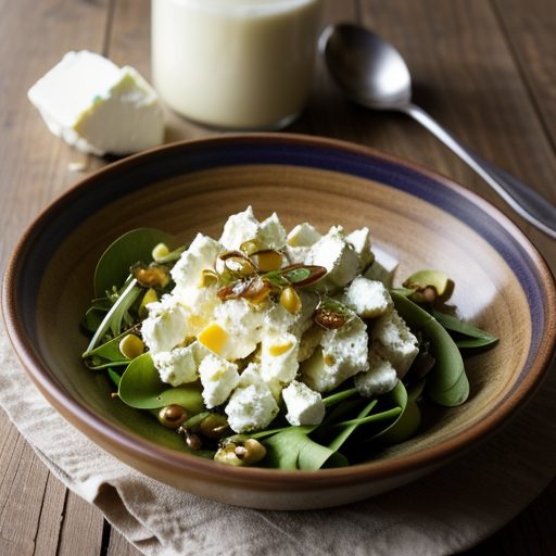 Goat's Cheese Salad With Sweet & Sour Onion recipe image