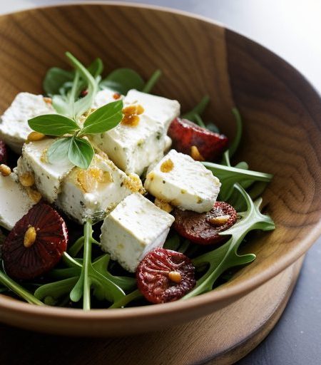 Goat's Cheese Salad With Sweet and Sour Onions recipe image