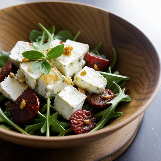 Goat's Cheese Salad With Sweet and Sour Onions recipe image
