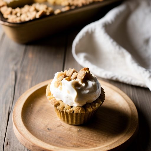Golden Apple-Crisp Custard recipe image