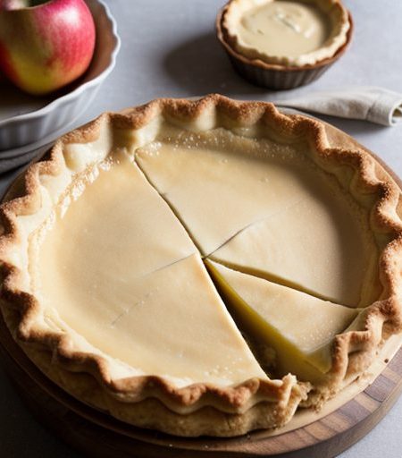 Golden Apple Custard Pie recipe image
