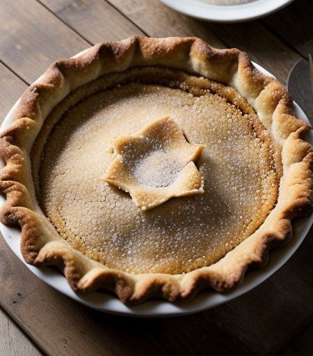 Golden Apple Streusel Pie recipe image
