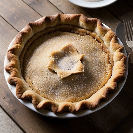 Golden Apple Streusel Pie recipe image