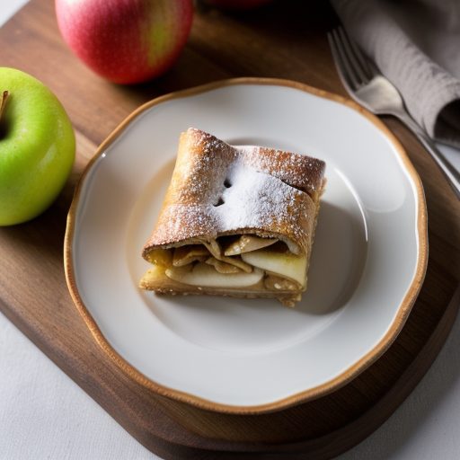 Golden Apple Strudel recipe image