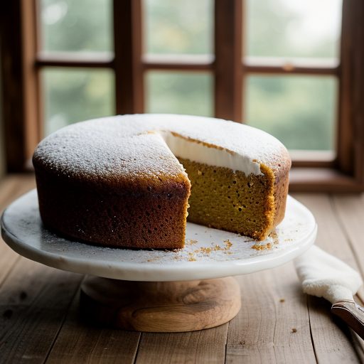 Golden Apricot Ginger Cake (Low Fat recipe image
