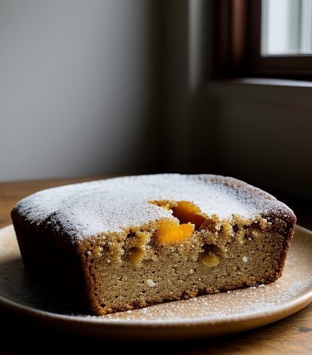 Golden Apricot Ginger Cake (Low Fat recipe image
