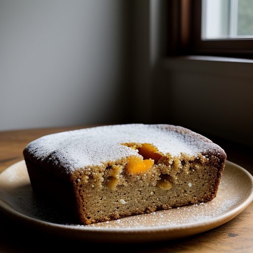 Golden Apricot Ginger Cake (Low Fat recipe image