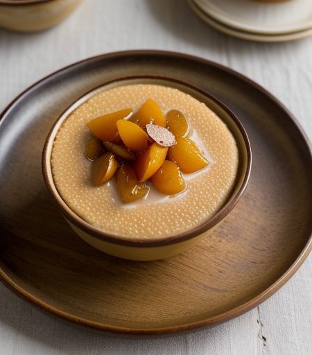 Golden Apricot Rice Pudding recipe image