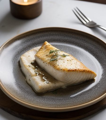 Golden Baked Halibut recipe image
