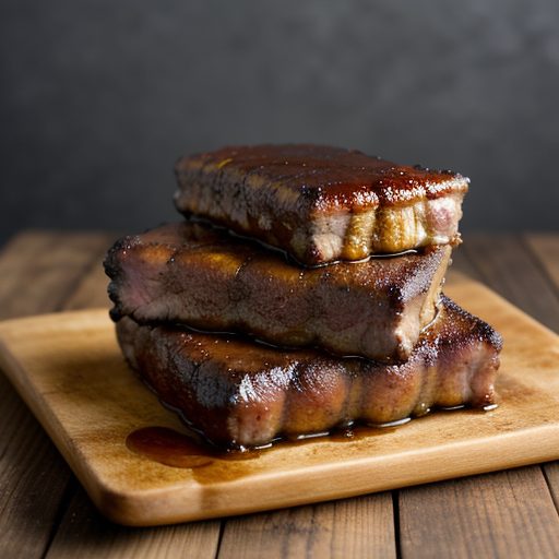 Golden Dijon Barbecue Ribs recipe image