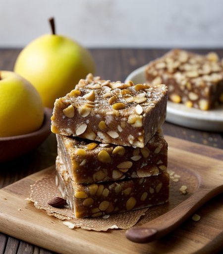 Golden Fruit and Nut Bars recipe image