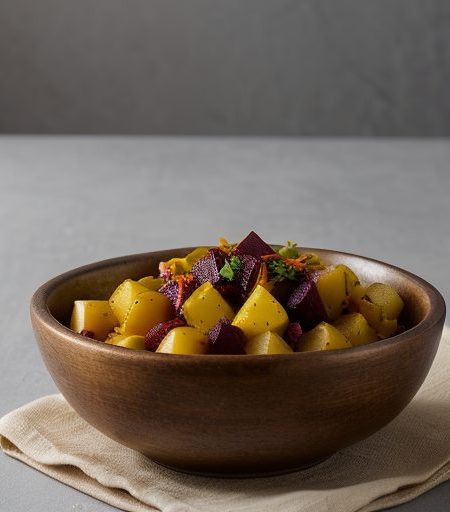 Golden Kringel Beet & Potato Salad recipe image