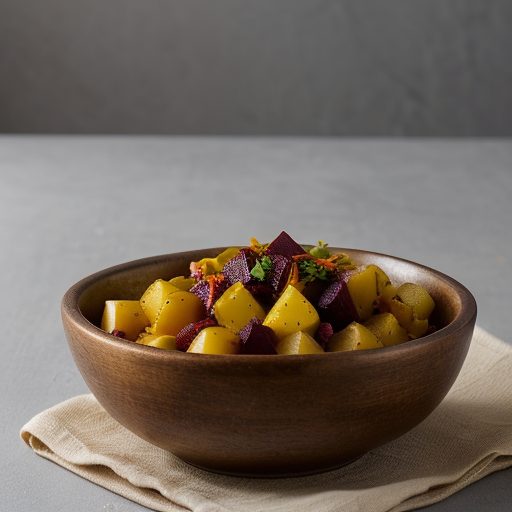 Golden Kringel Beet & Potato Salad recipe image