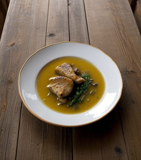 Golden Mushroom Chicken Thighs recipe image