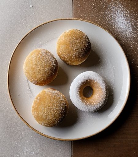 Golden Puff Doughnuts recipe image